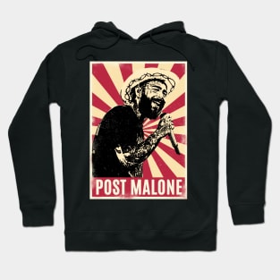 Retro Vintage Malone Rapper Hoodie